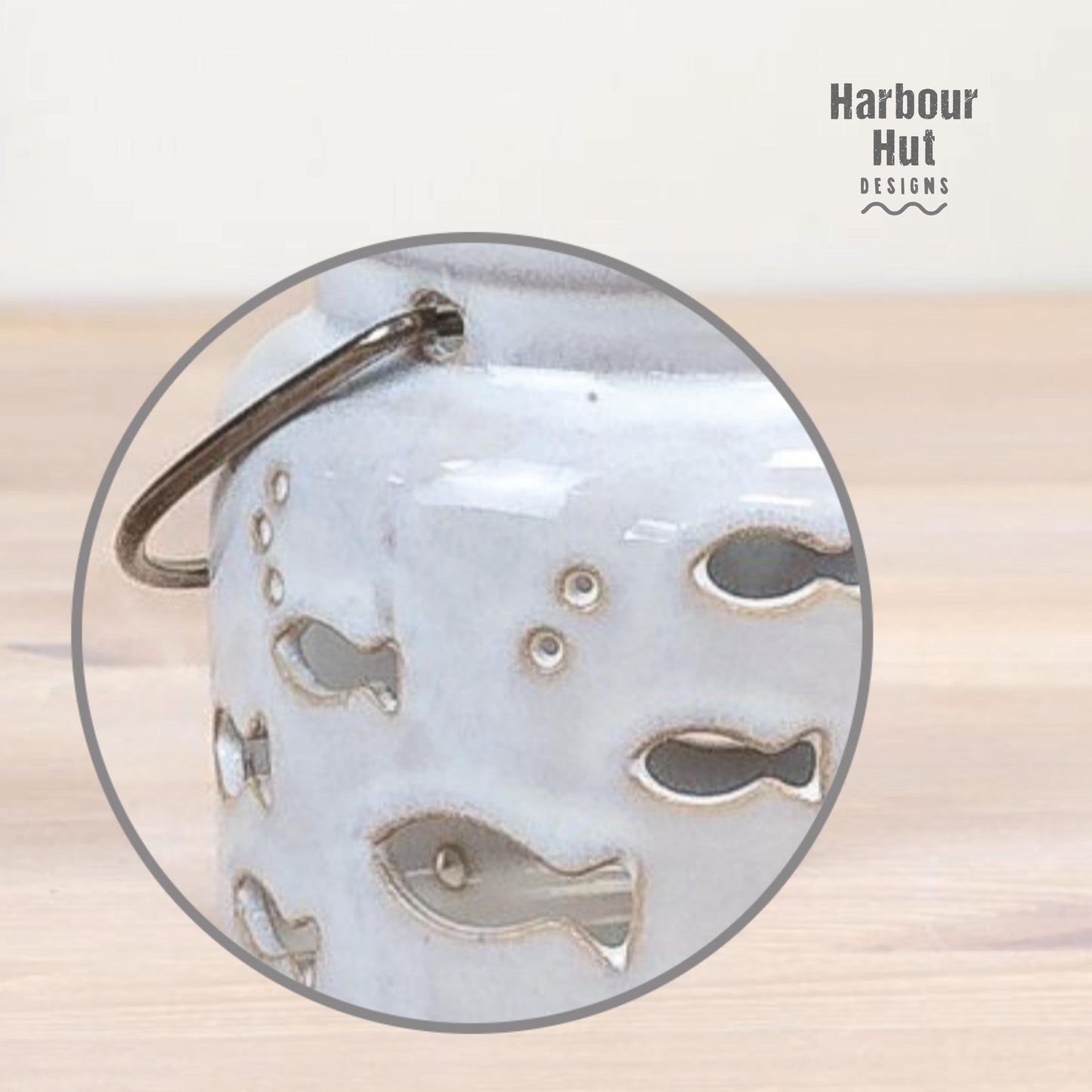 Fish tea light candle holder