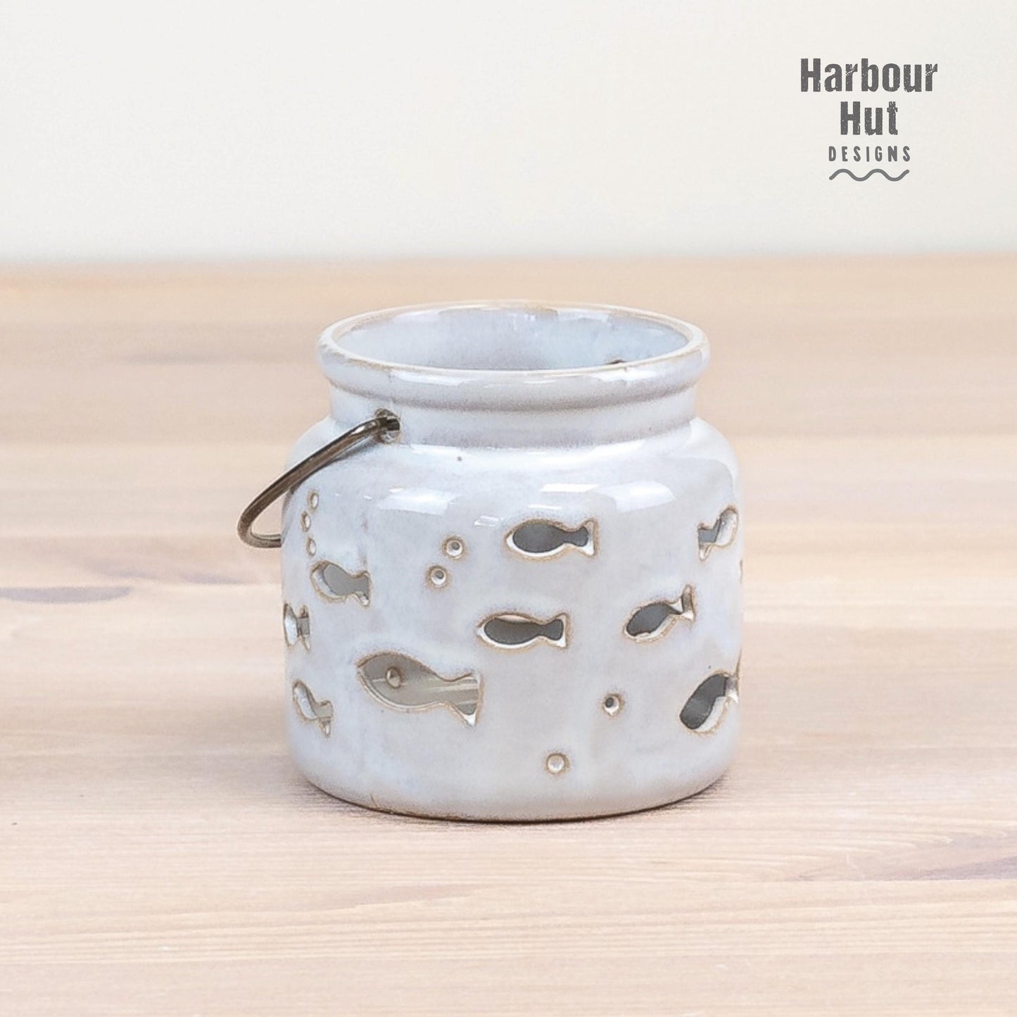 Fish tea light candle holder