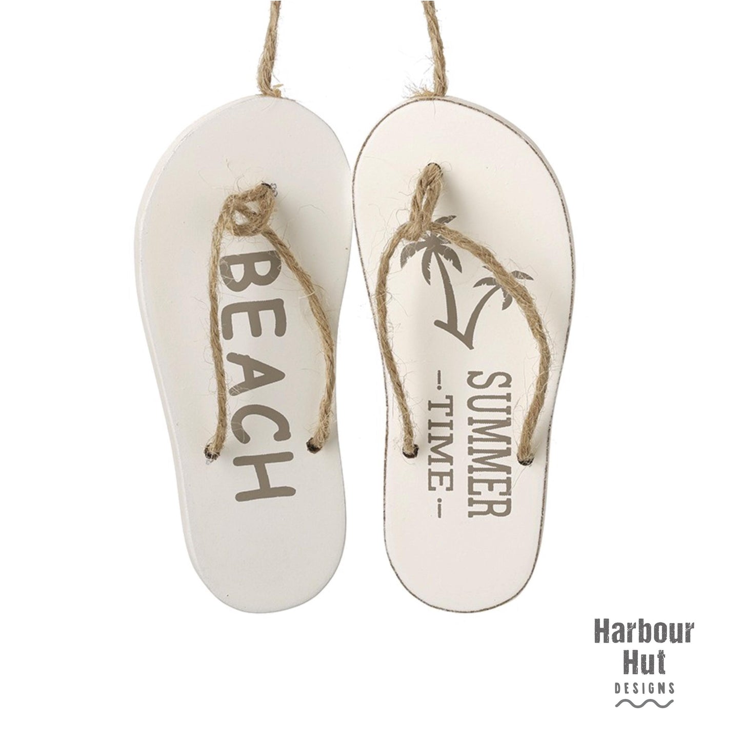 Wooden flip flops | Wall art hanging | Seaside holiday memory keepsake | Coastal surfing | Beach wedding favour present | Surf lover gift