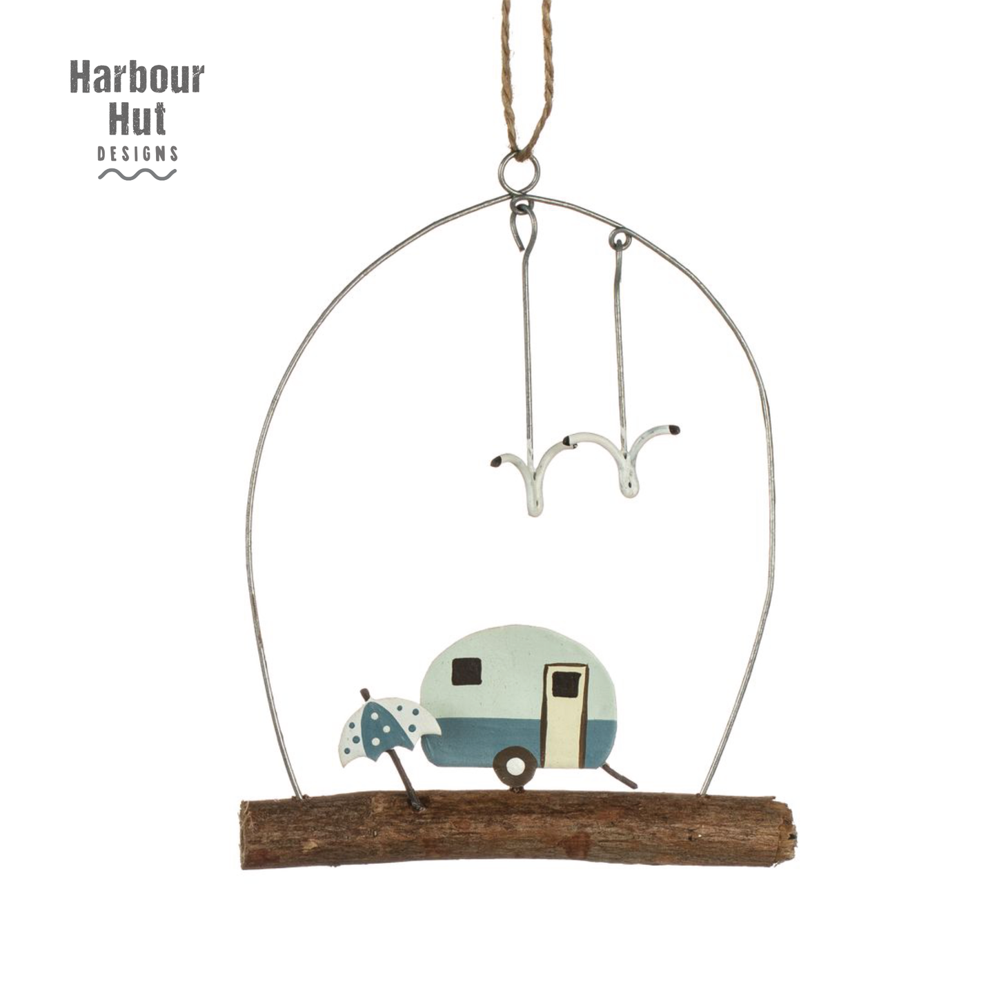 Metal Caravan Wall Hanging