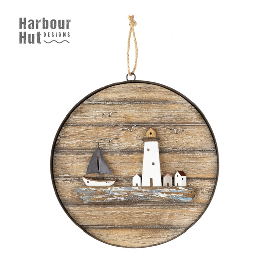 Circular Coastal Picture Frame