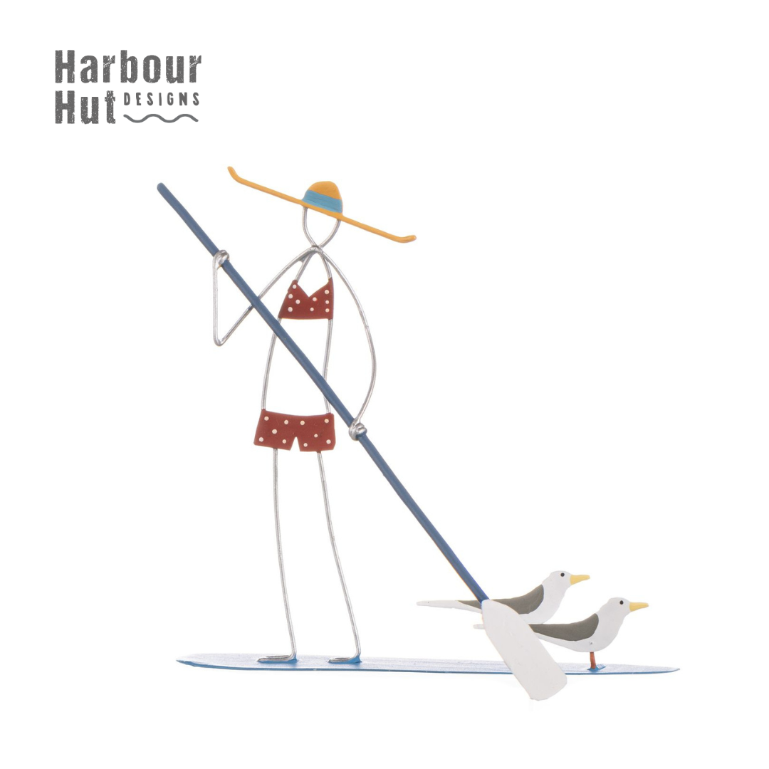 Metal Paddle Board Girl