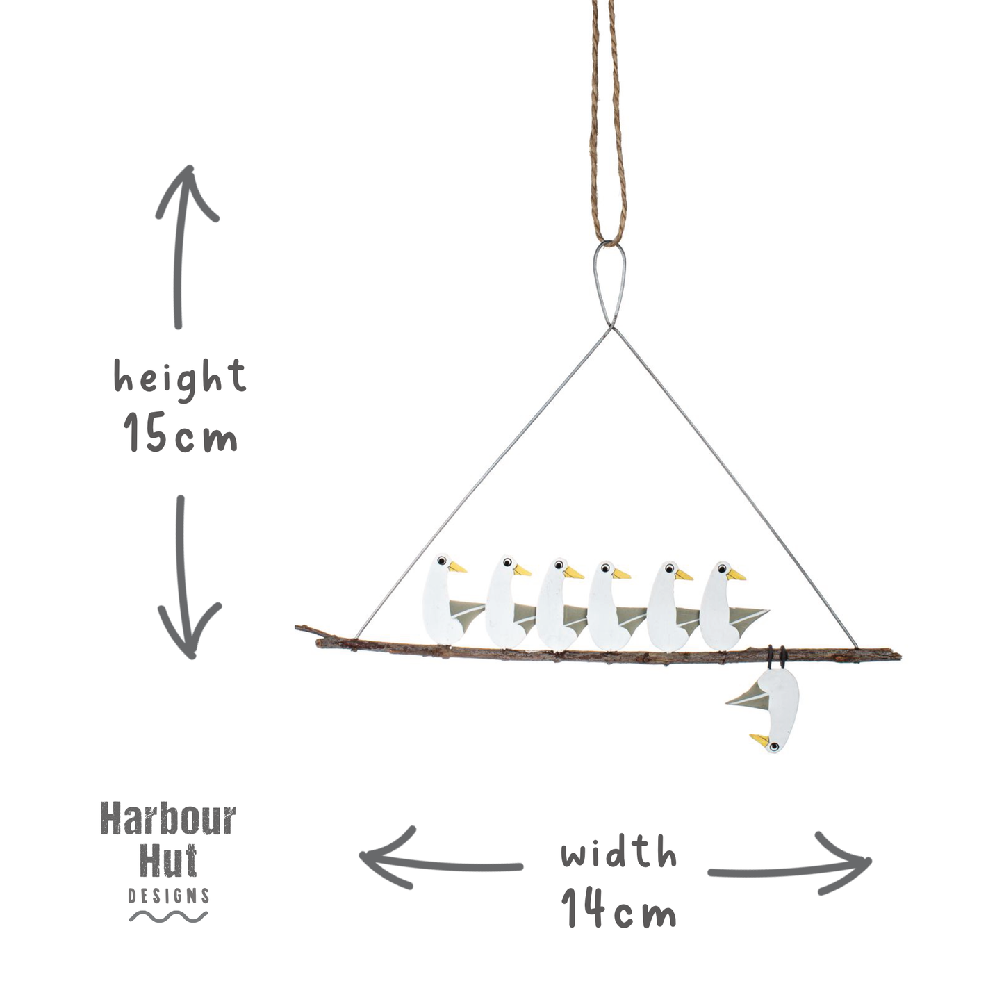 Seagulls Row Wall Hanging