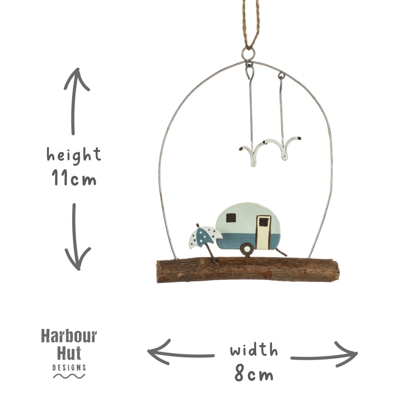 Metal Caravan Wall Hanging