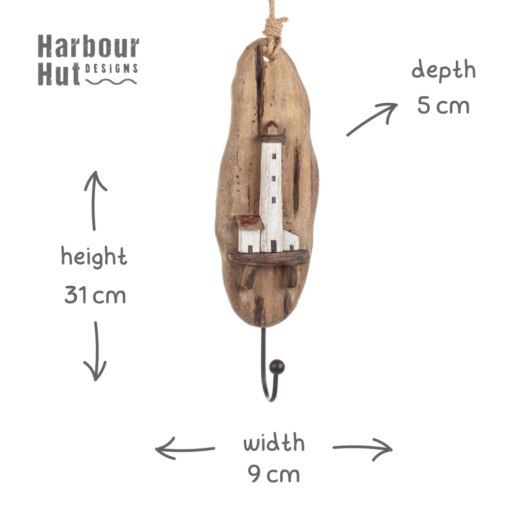 Wooden Lighthouse Hook