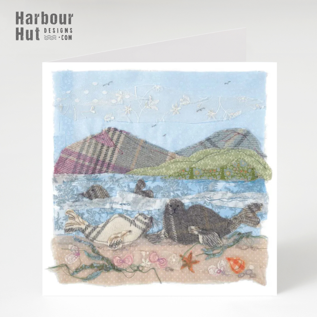 Seals Greetings Card