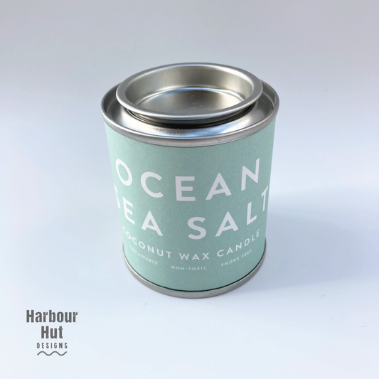 Ocean Sea Salt Candle Tin