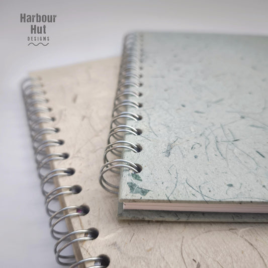 Various sizes | Journal notebook | Spiral bound | Coastal | Diary | Daily planner | Natural | Beach wedding planner | Gratitude journal