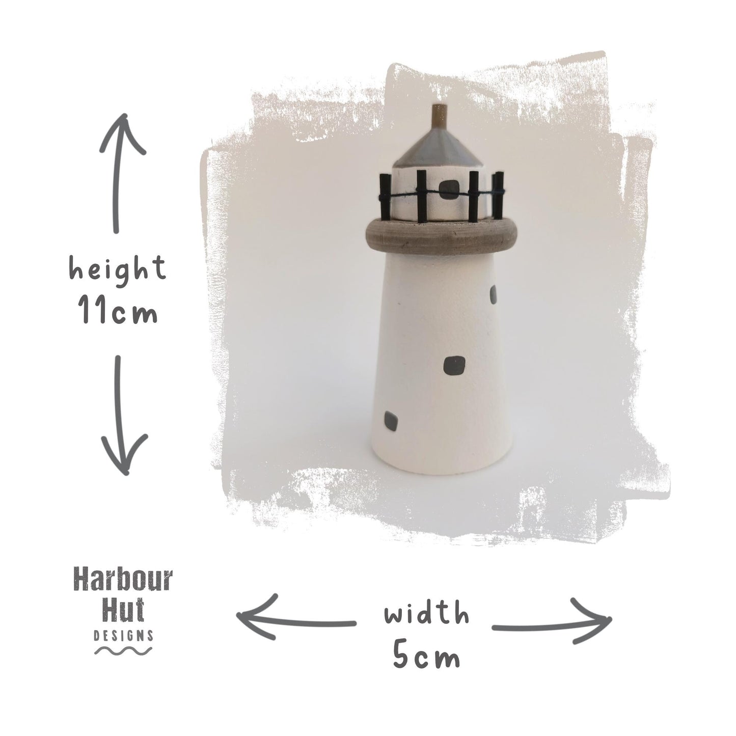 Wooden light house decoration | Rustic coastal ornament | Boho decor | Shabby chic | Harbour art | Boat | Yacht | Sailing | Nautical decor