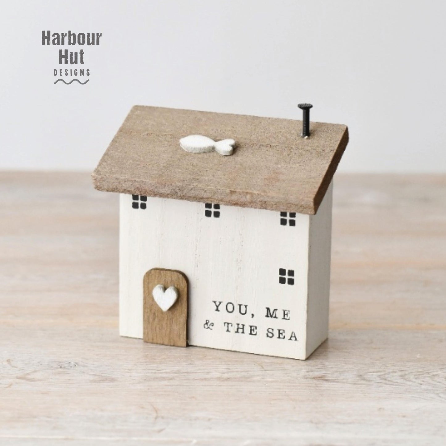 Wooden seaside house decoration | Beach wedding | Boho decor | Shabby chic | Fishing gift | Rustic | Boat | Coastal ornament | Harbour Hut