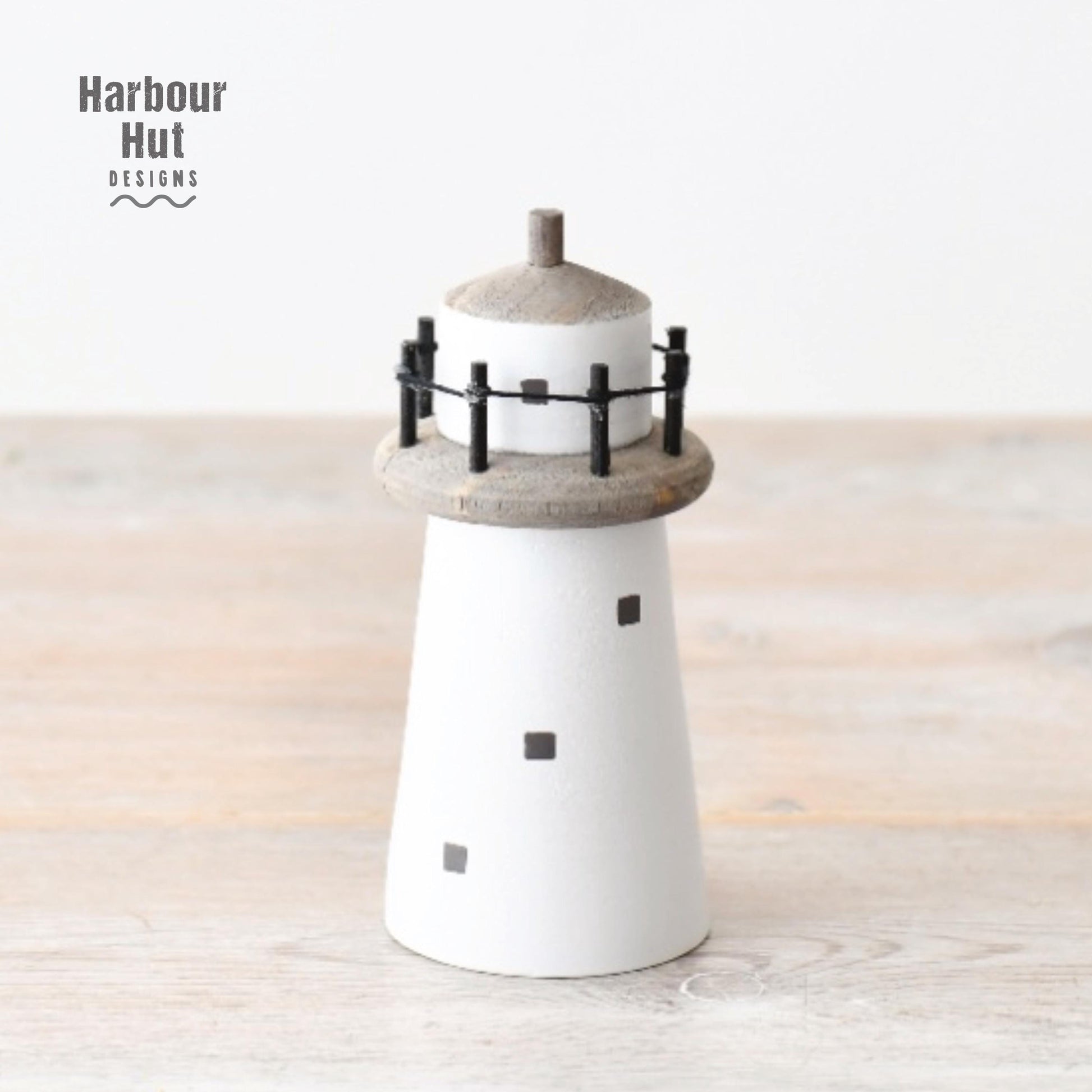 Wooden light house decoration | Rustic coastal ornament | Boho decor | Shabby chic | Harbour art | Boat | Yacht | Sailing | Nautical decor