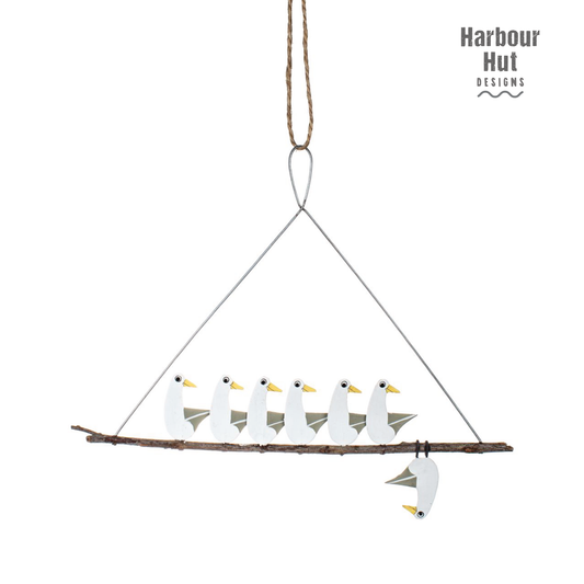Seagulls Row Wall Hanging