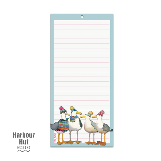 Notepad (Seagulls in Beanies) Magnetic